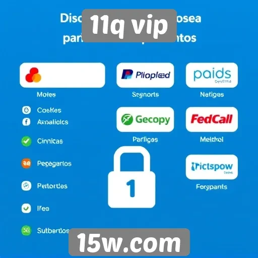 Métodos de pagamento aceitos no 11q vip
