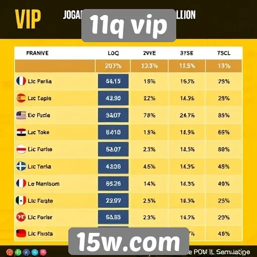 Estatísticas de jogadores ativos no 11q vip